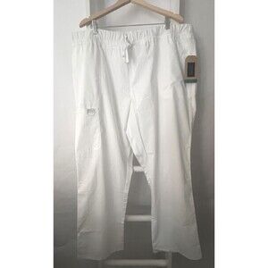 Cherokee White Work Pants NEW Womens 3XL Modern Classic SN WW105 Workwear